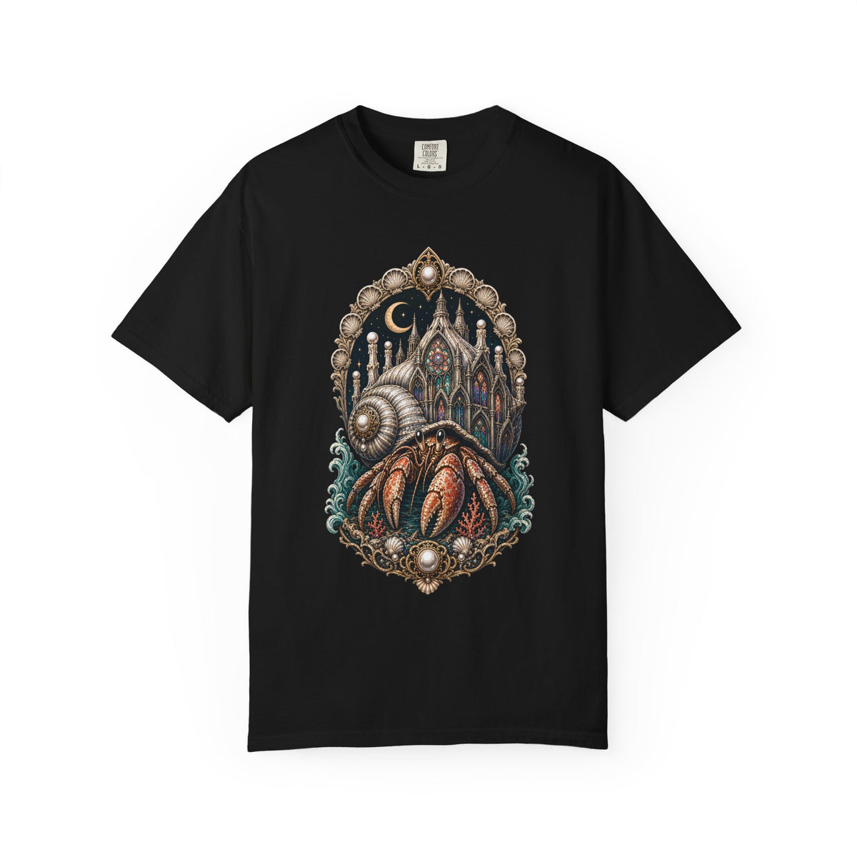 Cathedral Shell Crab Gothic T-Shirt Graphic