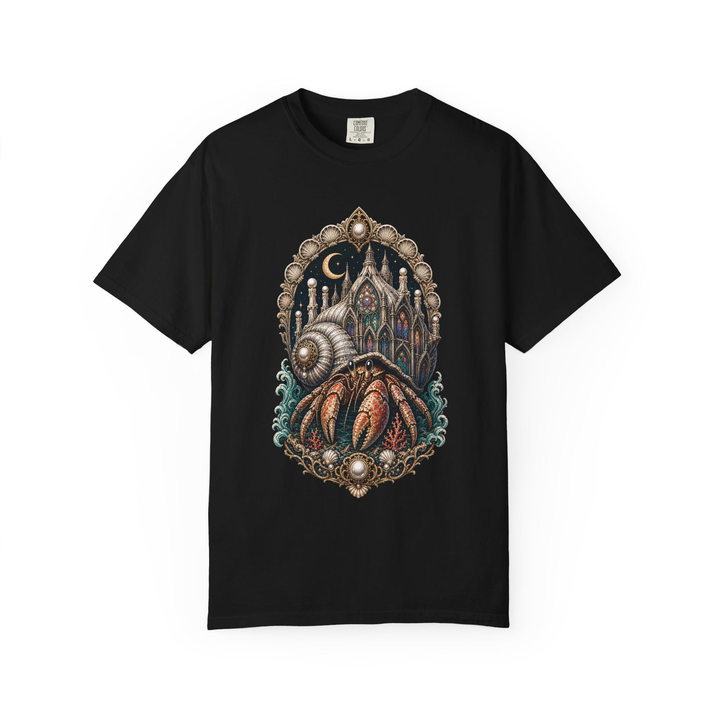Cathedral Shell Crab Gothic T-Shirt Graphic