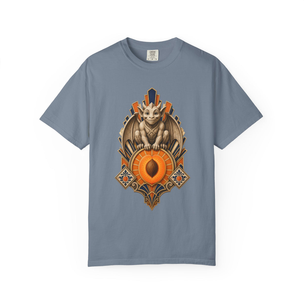 Art Deco Apricot Gargoyle Graphic Tee