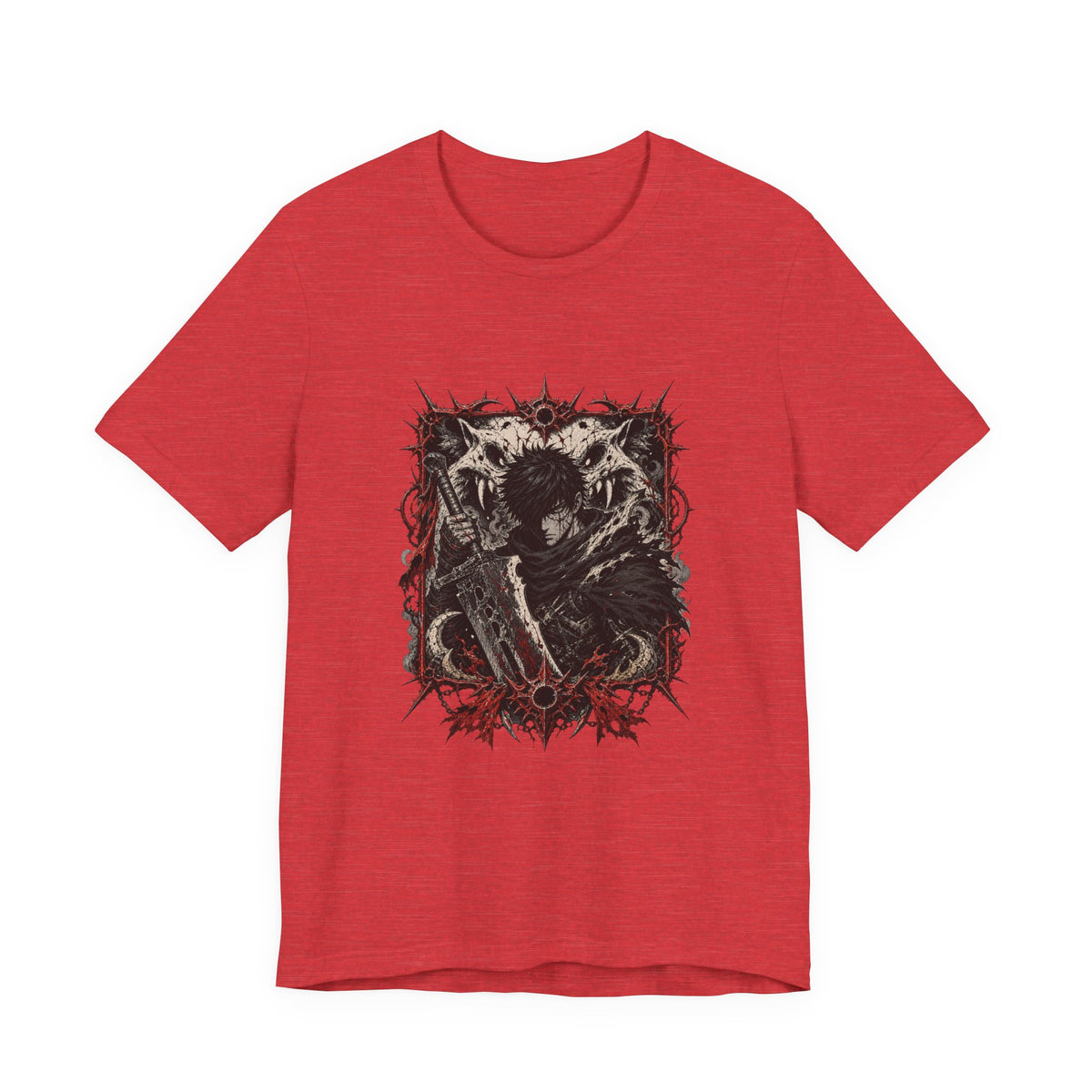 Iron Wolf Swordsman T-Shirt Graphic