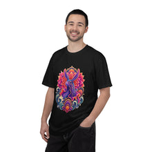 Psychedelic Dahlia Seahare Graphic Tee