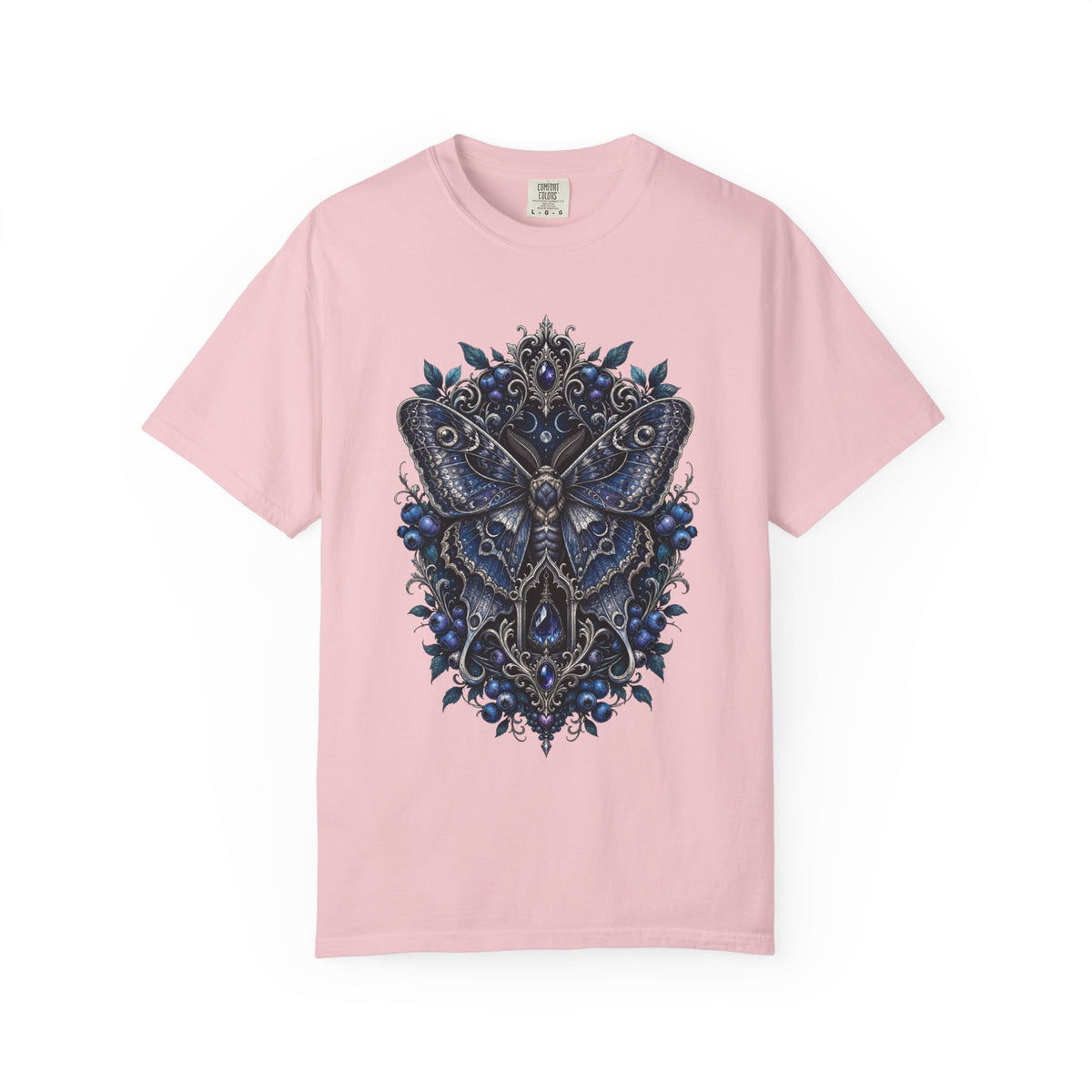 Gothic Blueberry Moth Graphic Tee