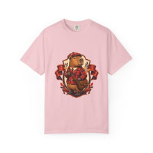 Paprika Plaid Capybara Courier Graphic Tee