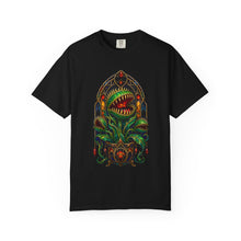 Stained Glass Carnivorous Plant T-Shirt Graphic