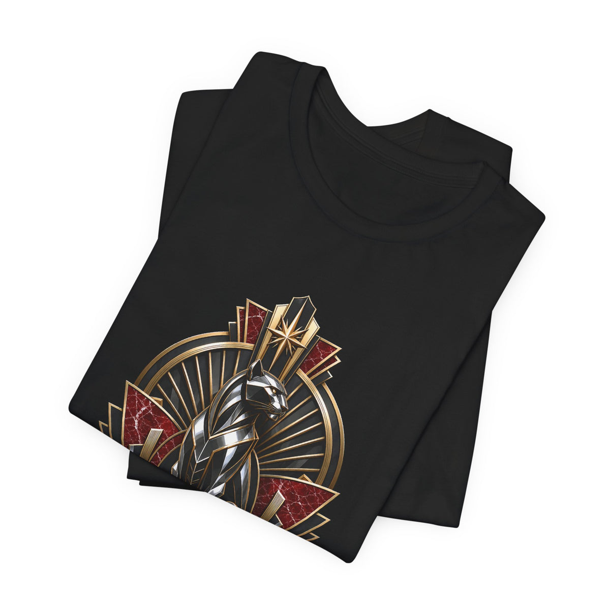 Neo Deco Chrome Guardian T-Shirt Graphic