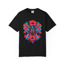 Psychedelic Hibiscus Hover Beetle T-Shirt Graphic
