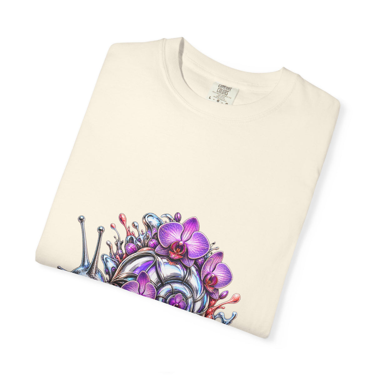 Chrome Orchid Snail Graphic Tee