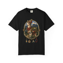 Patchwork Mountain Llama T-Shirt Graphic