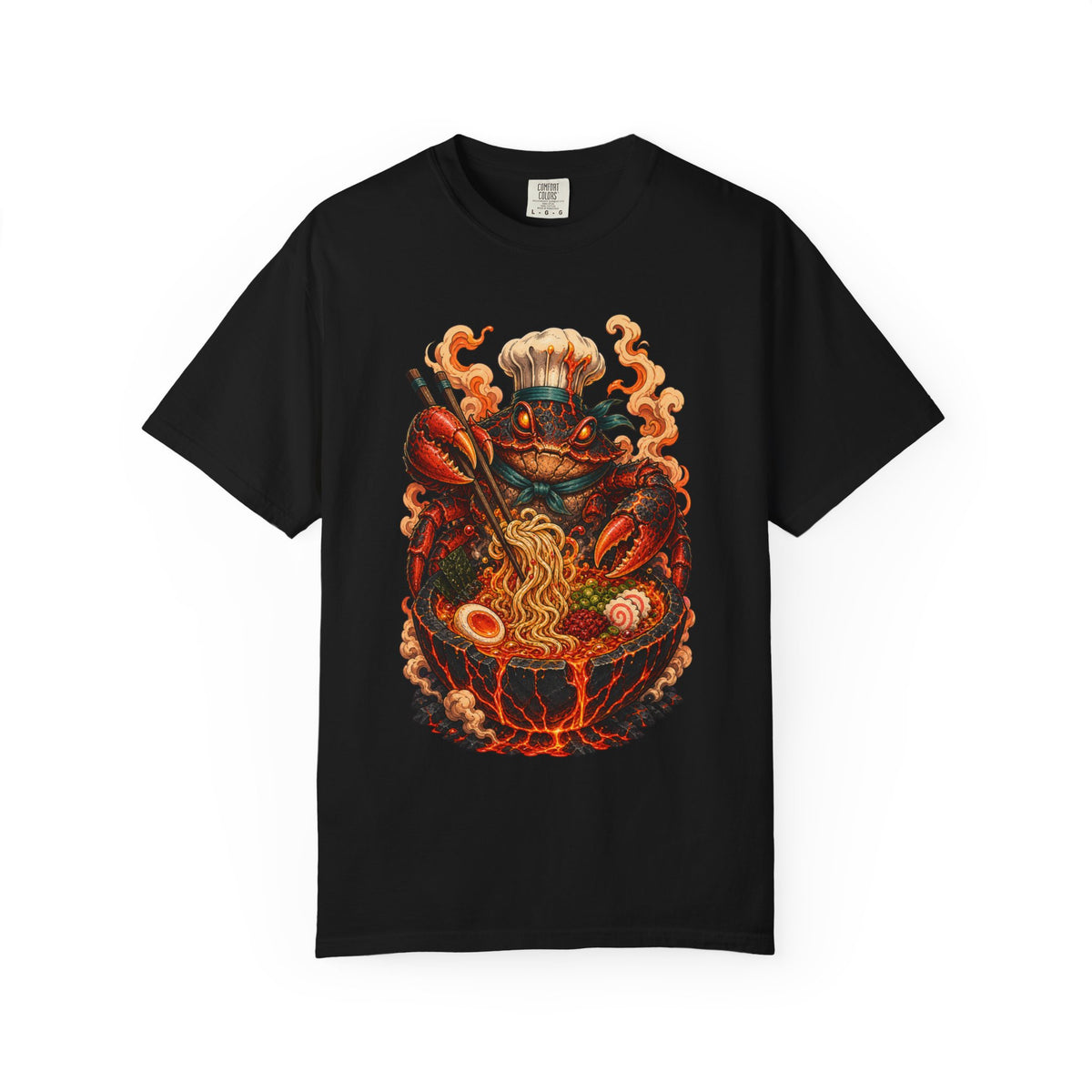 Volcano Ramen Crab T-Shirt Graphic