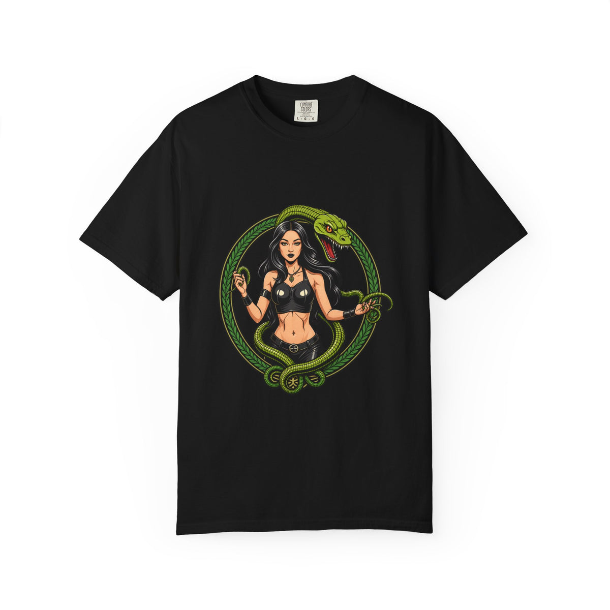 Serpent Ring Portrait T-Shirt Graphic