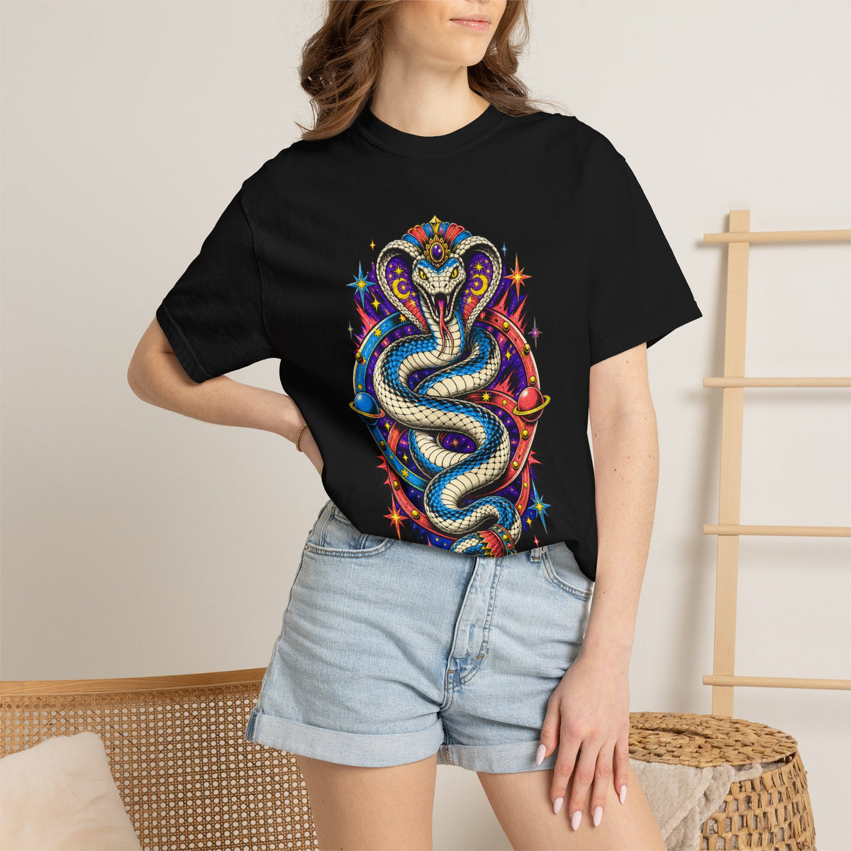 Zero-G Cobra Contortionist Cosmic Sideshow Graphic Tee