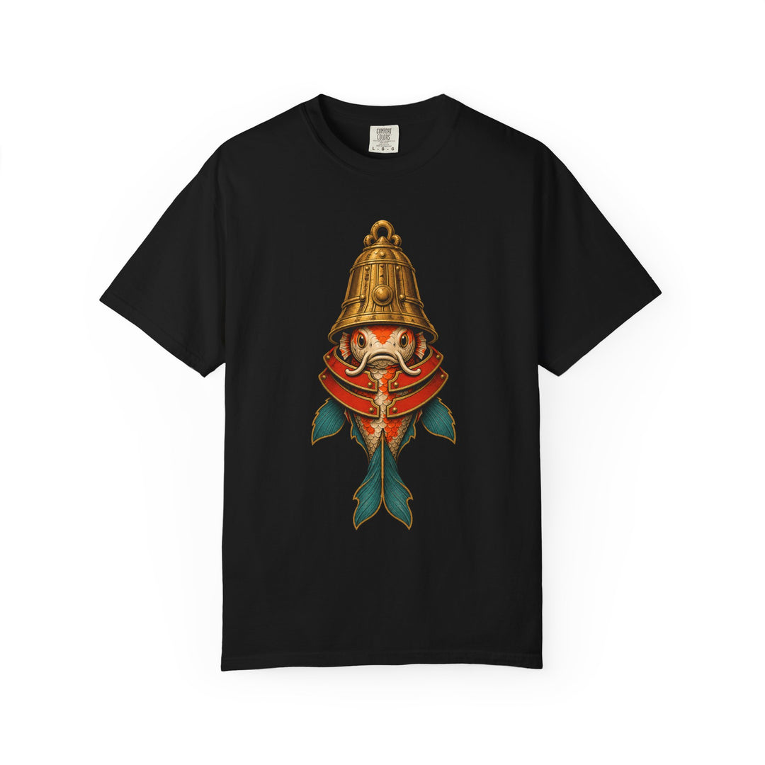 Bell Helm Sentinel Surrealist Koi Samurai Graphic Tee