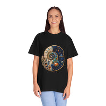 Ceramic Space Fossil Nautilus T-Shirt Graphic