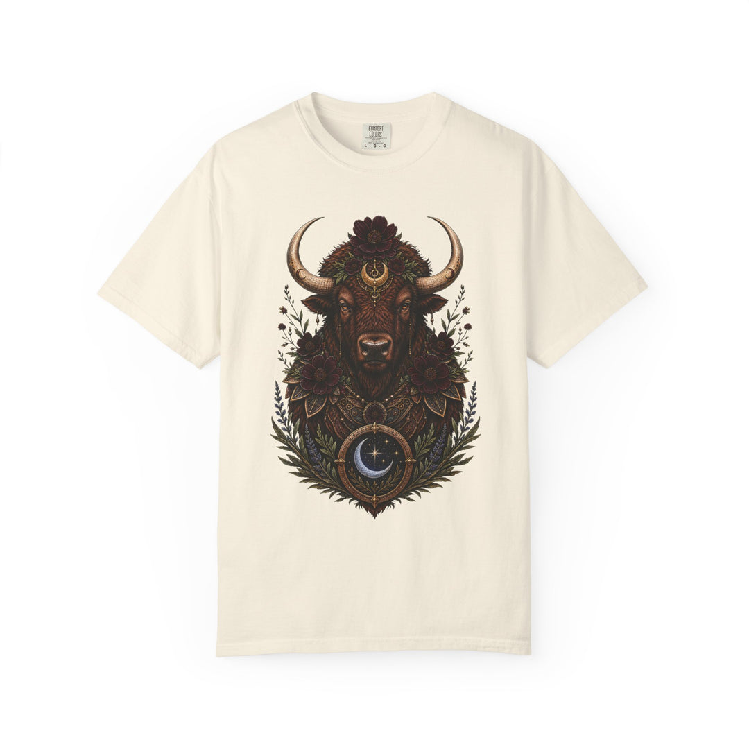 Chocolate Cosmos Bison Guardian Graphic Tee