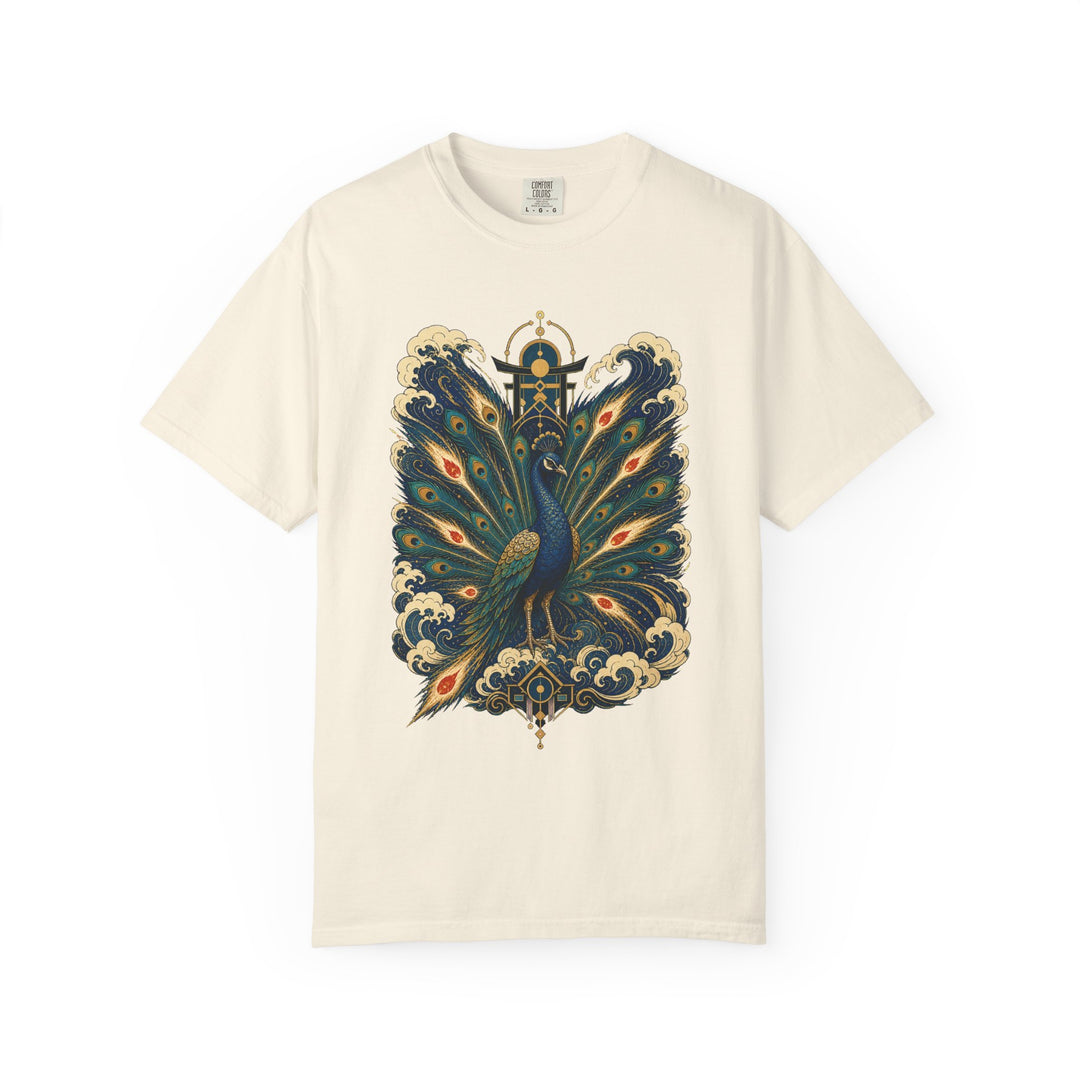 Ukiyo-E Meteor Peacock Graphic Tee