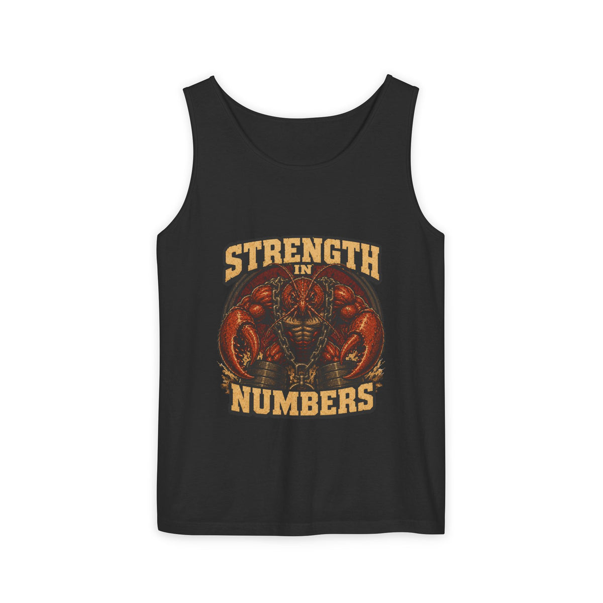 Strength in Numbers Lobster Black Workout Tank