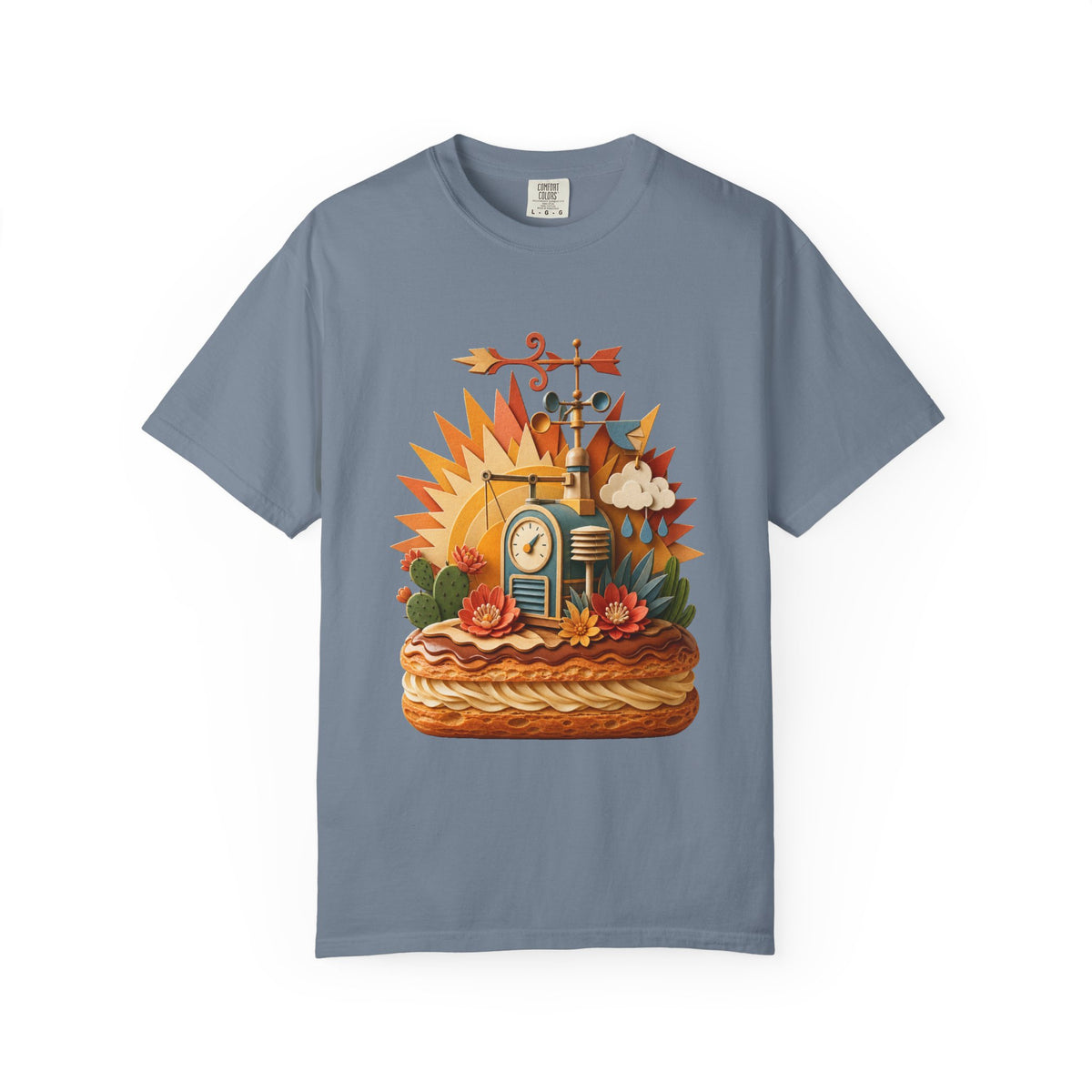 Paper Cut Desert Weather Eclair T-Shirt Graphic