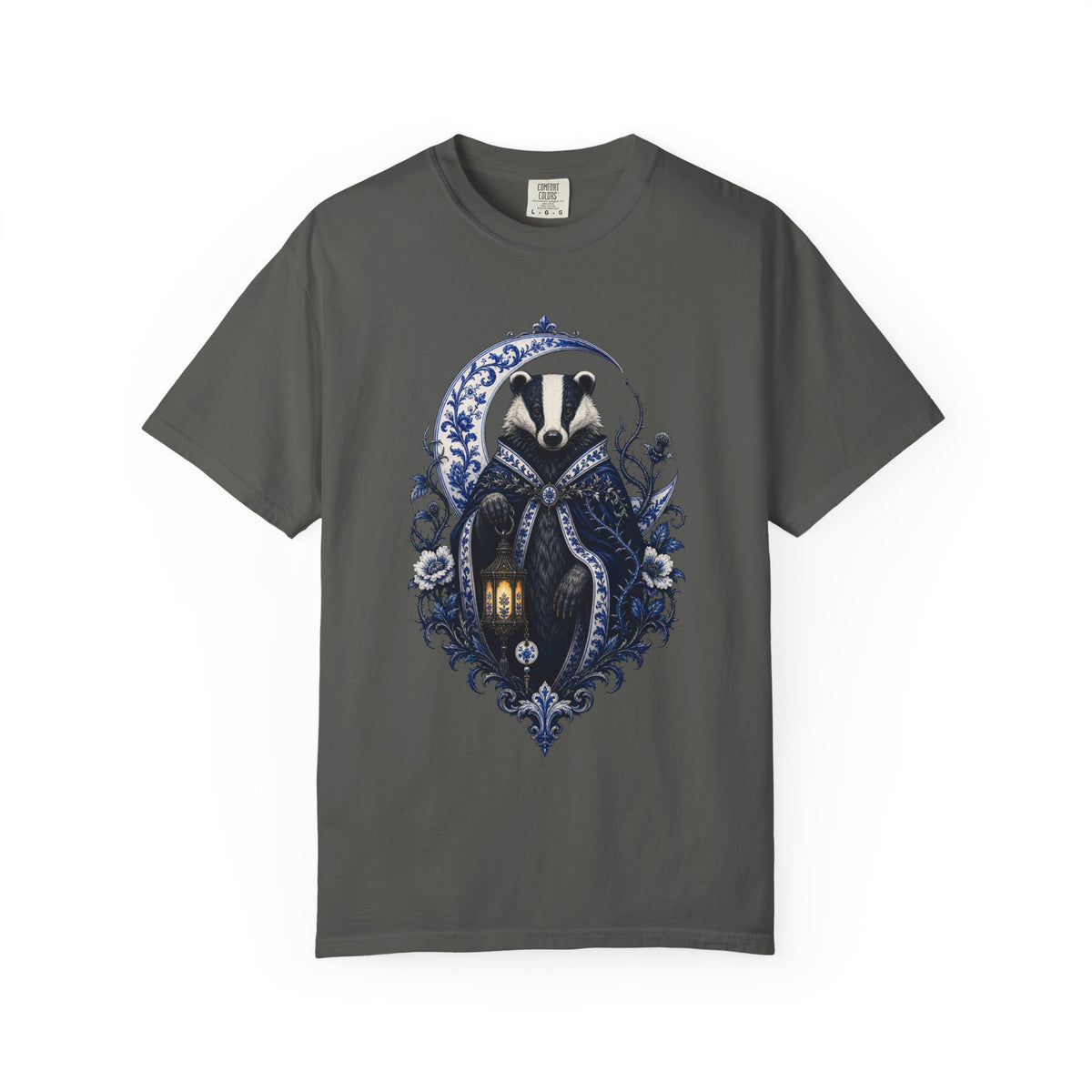 Gothic Delft Moon Badger Graphic Tee