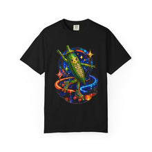 Stained Glass Roller-Rink Okra T-Shirt Graphic