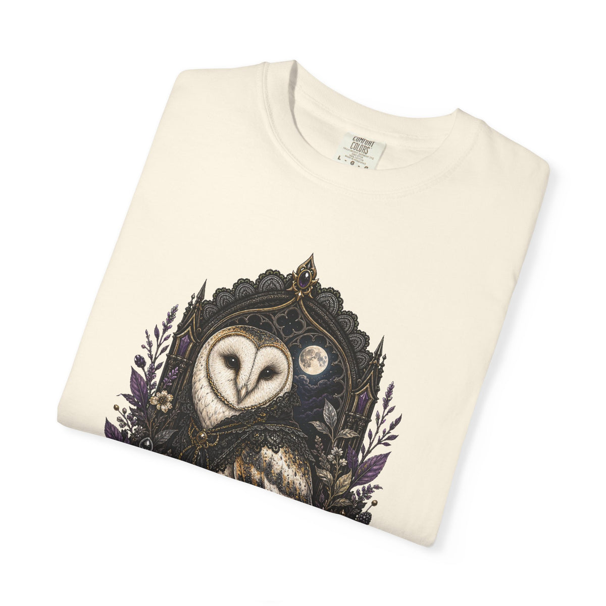 Gothic Lace Barn Owl Apothecary Graphic Tee
