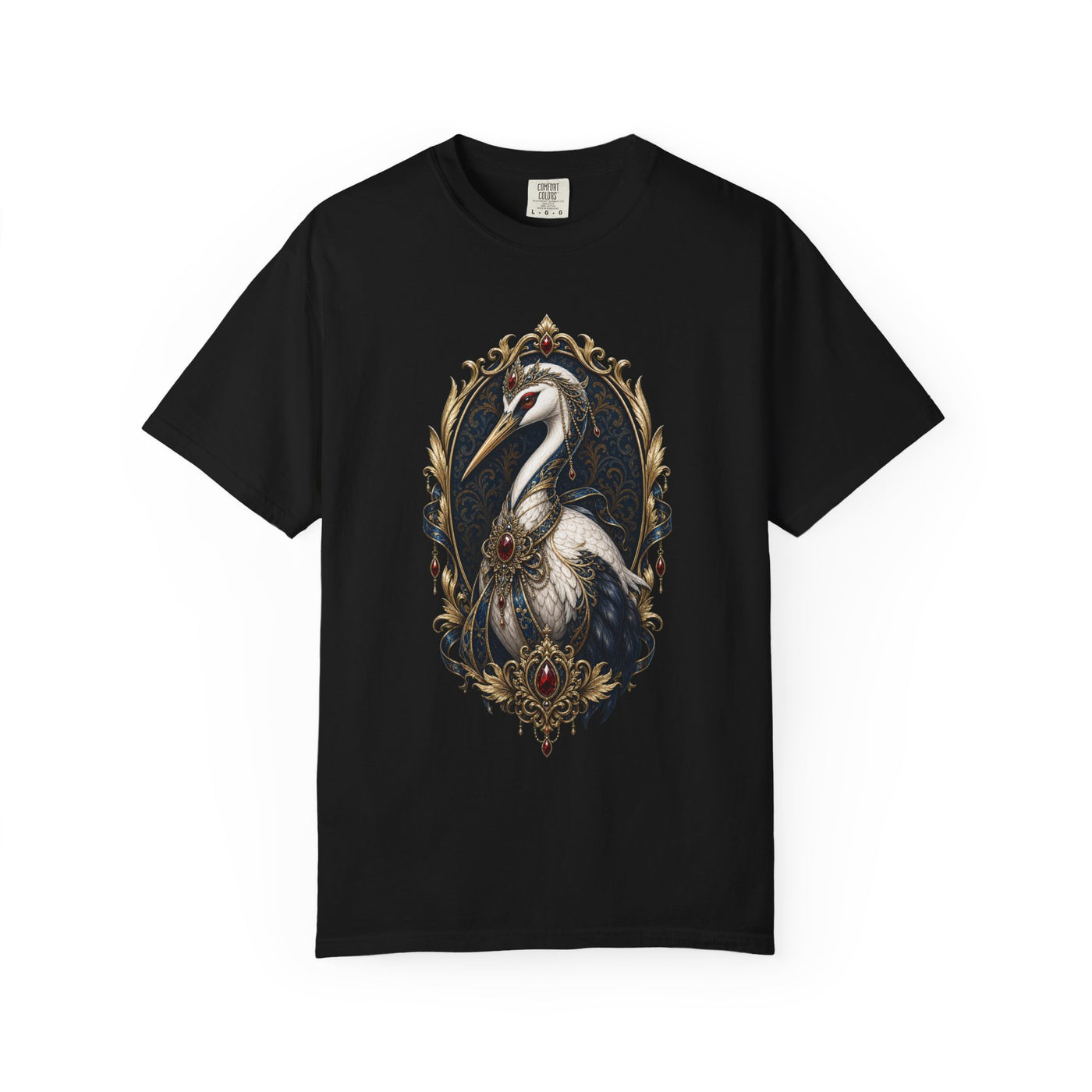 Brooched Crane Regent T-Shirt Graphic
