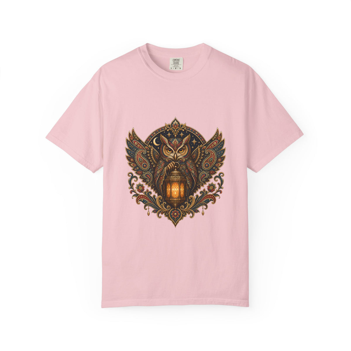 Heritage Paisley Owl Lantern T-Shirt Graphic