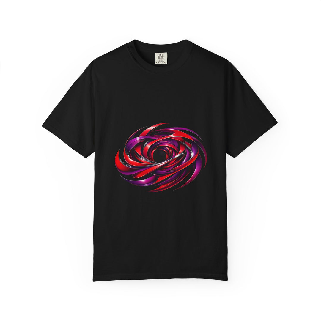 Red Violet Kinetic Ribbon Graphic Tee