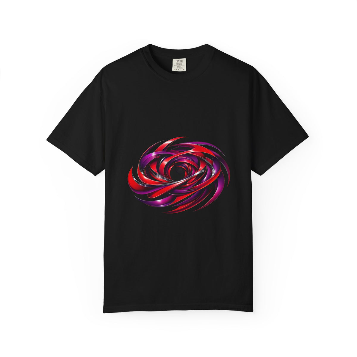 Red Violet Kinetic Ribbon Graphic Tee