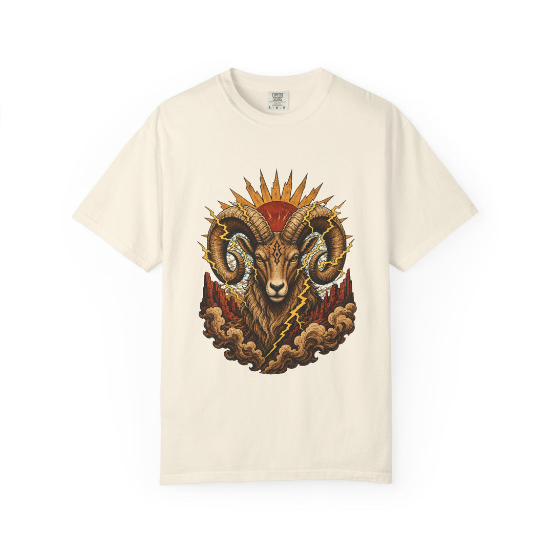 Desert Thunder Ram Tattoo T-Shirt Graphic