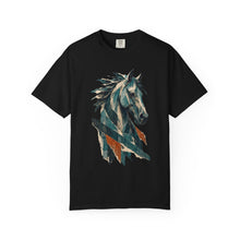 Patina Blue Brutalist Horse Graphic Tee