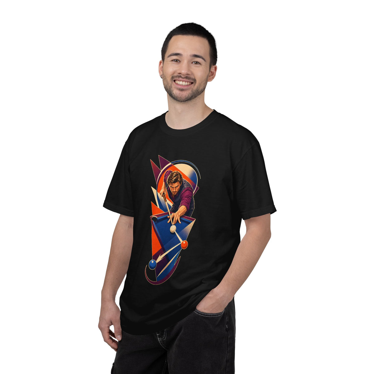 Bank Shot Billiards Constructivist Graphic Tee