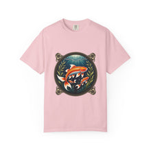 Ornamental Koi Pond Emblem T-Shirt Graphic