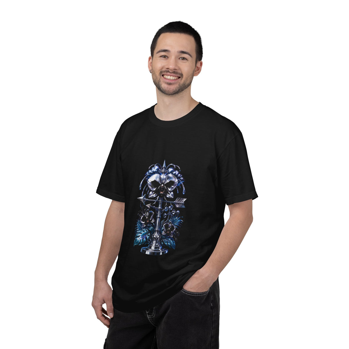 Chrome Monsoon Orchid Weather-Vane T-Shirt Graphic