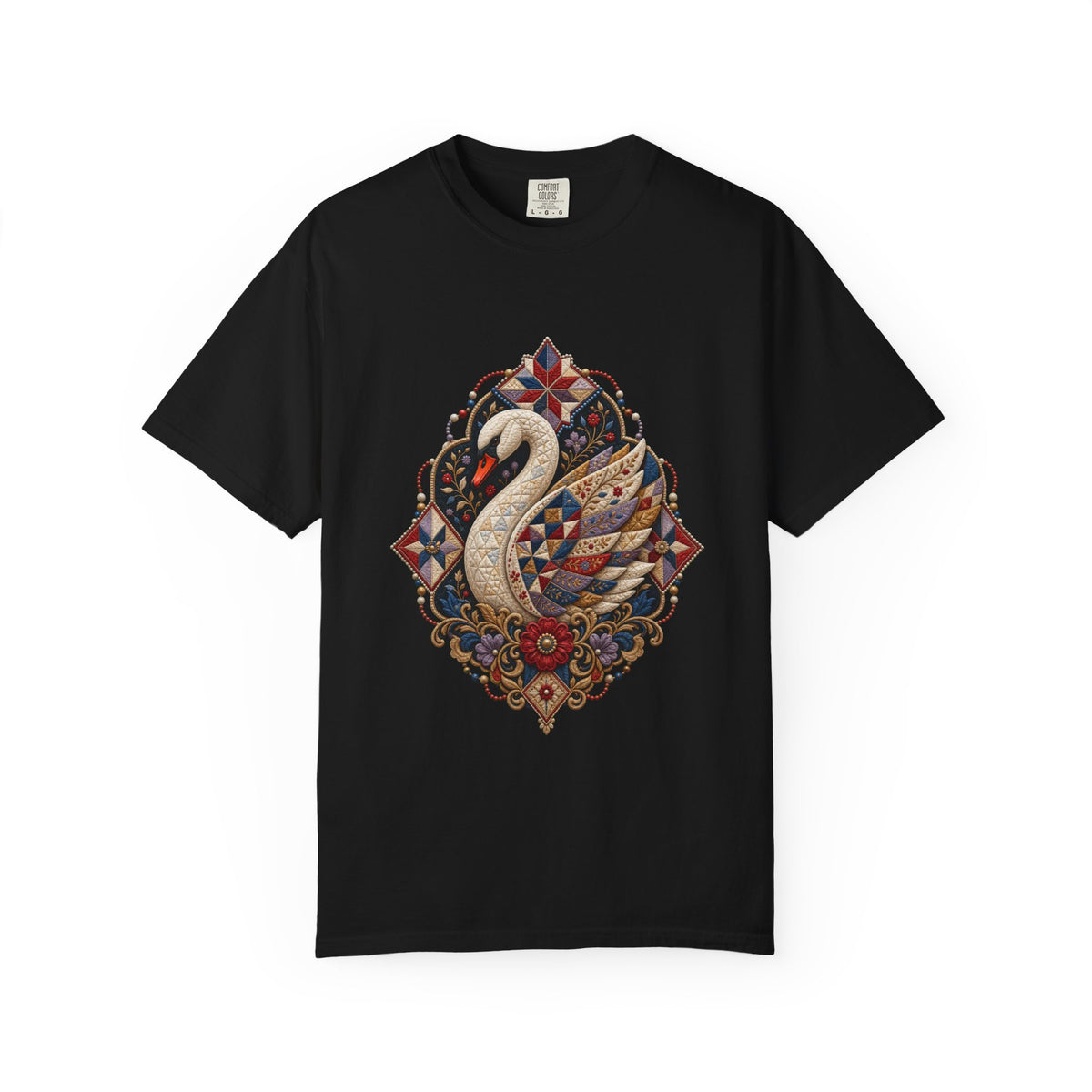 Neo-Craft Quilted Swan Relic Graphic Tee