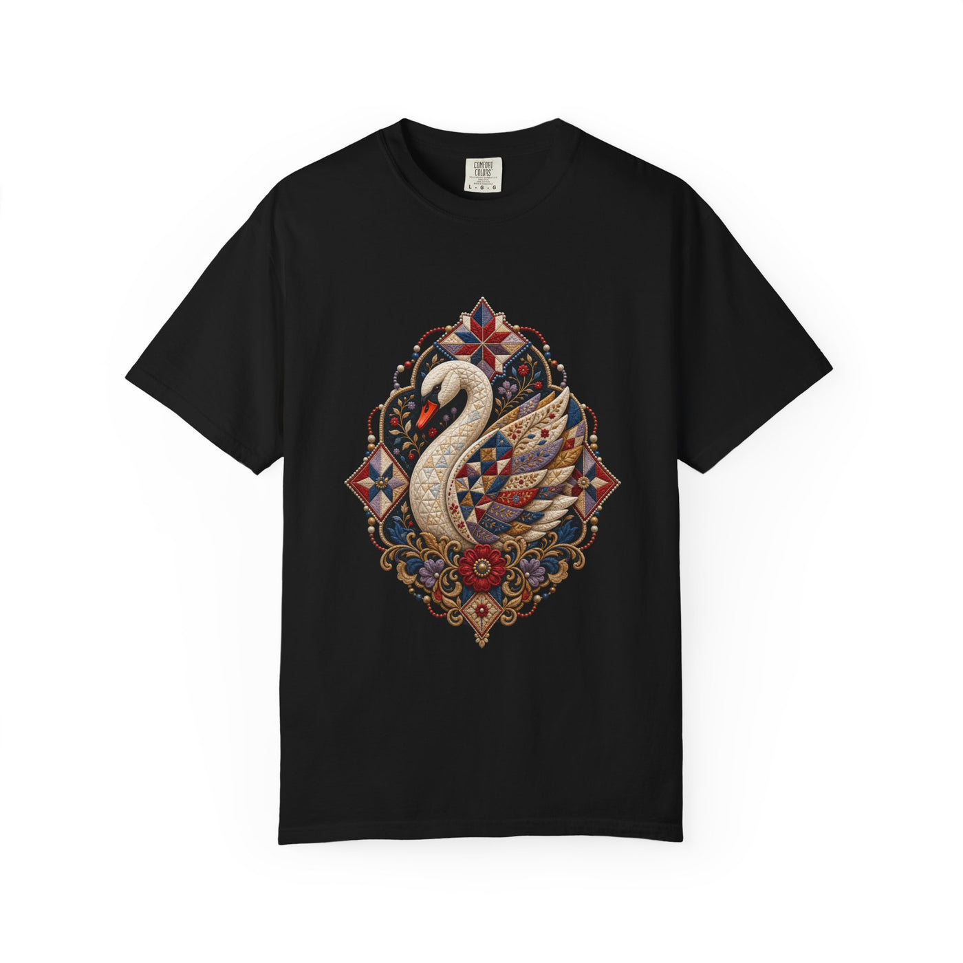 Neo-Craft Quilted Swan Relic Graphic Tee