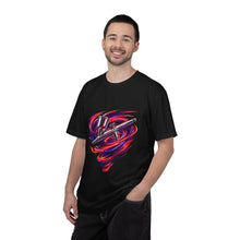 Infrared Chrome Airbrush Cyclone Graphic Tee