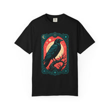 Moon Raven Gothic Crest T-Shirt Graphic