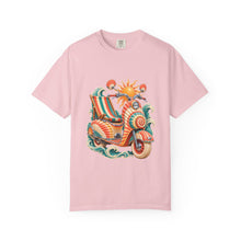 Psychedelic Deck Chair Shell Scooter T-Shirt Graphic