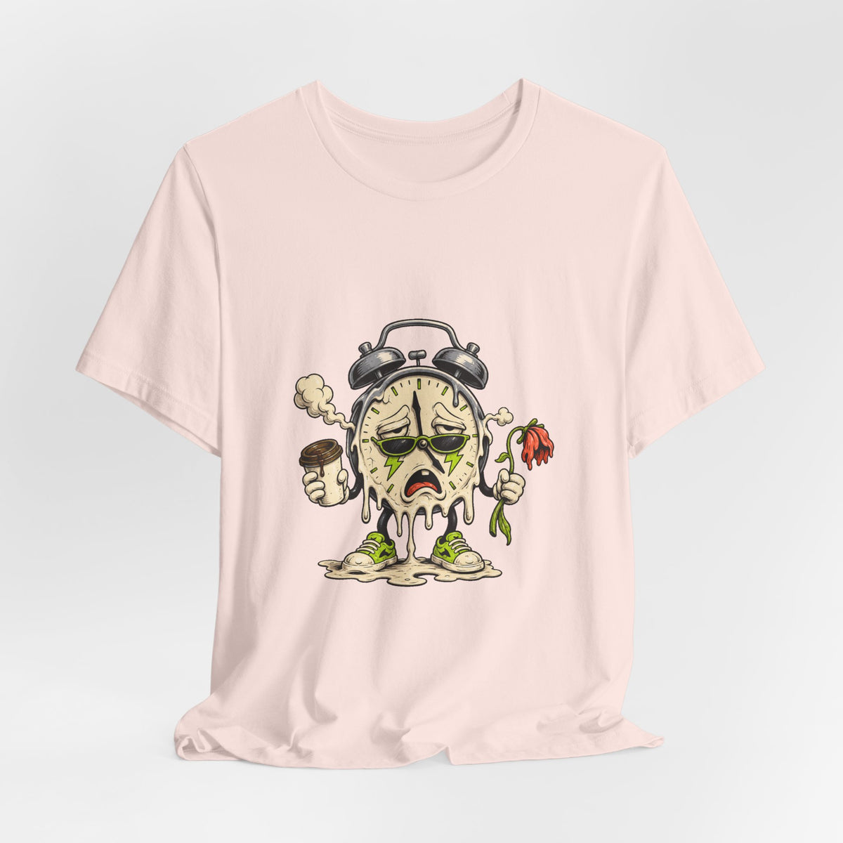 Burnout Clock Mascot T-Shirt Graphic