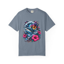 Y2K Surf Hibiscus Shark T-Shirt Graphic