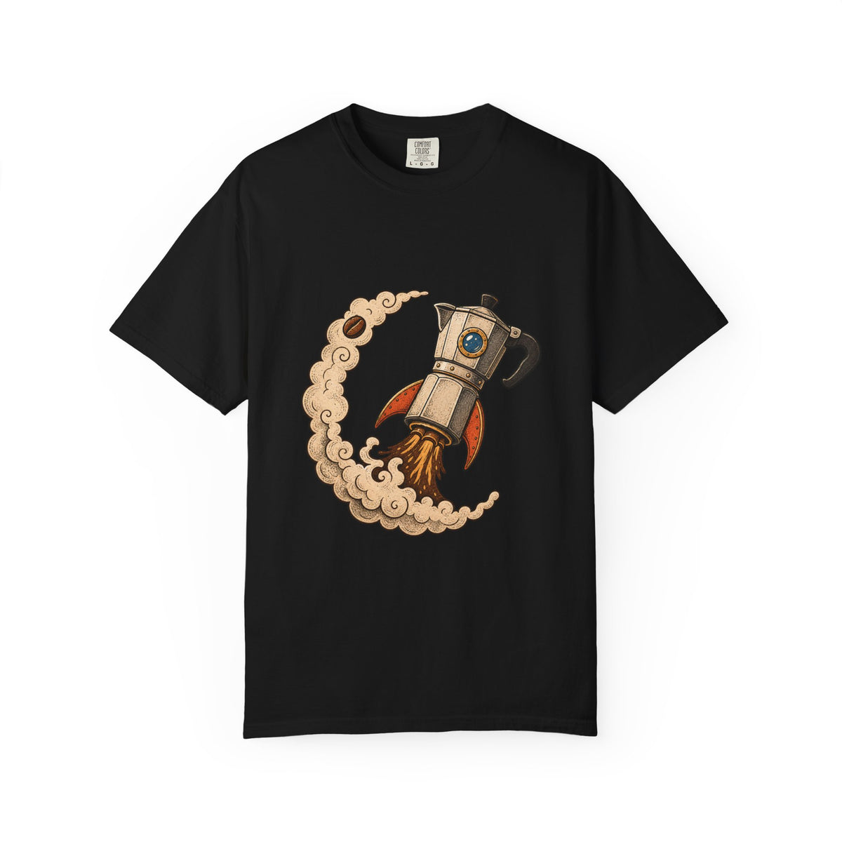Naive Espresso Spaceship T-Shirt Graphic