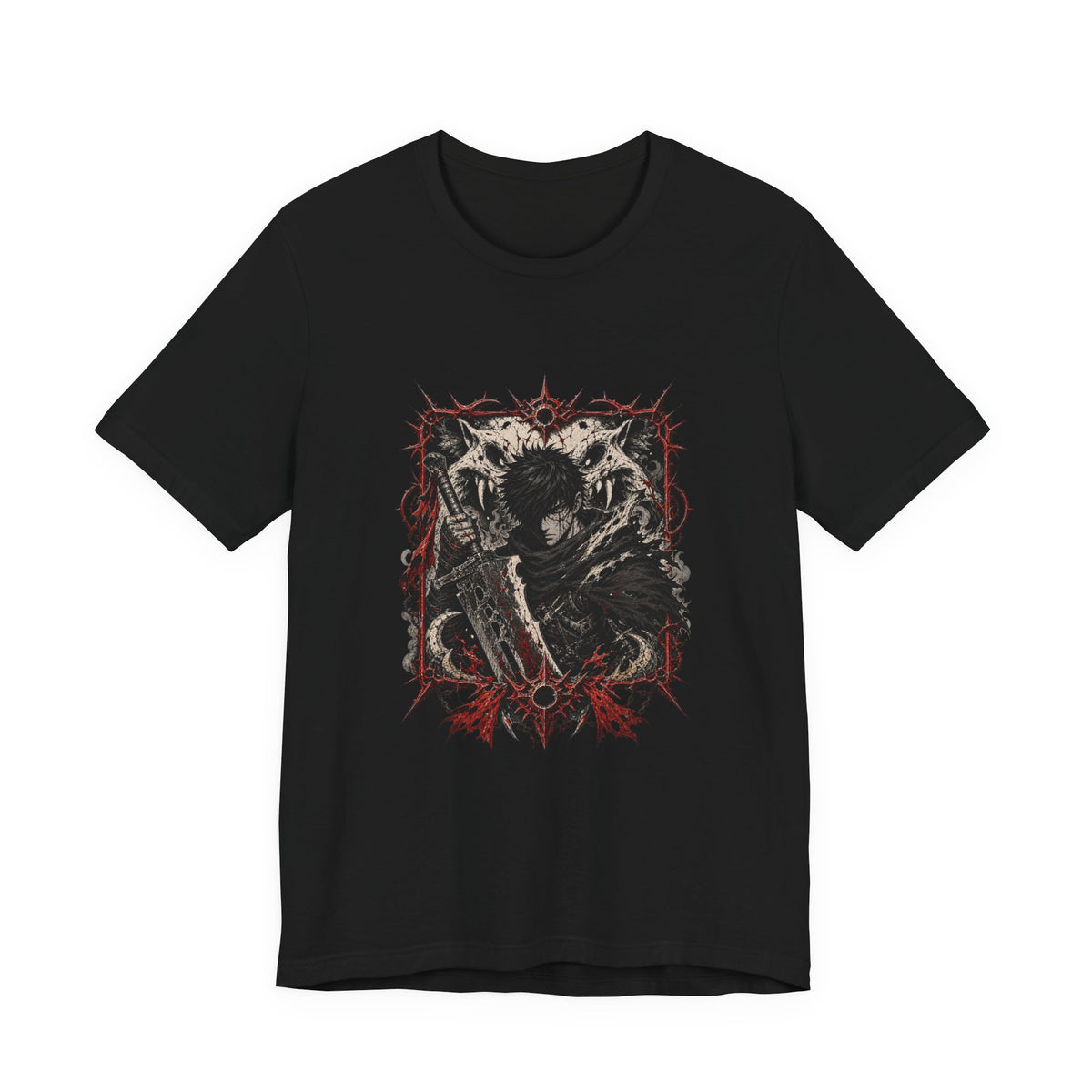 Iron Wolf Swordsman T-Shirt Graphic