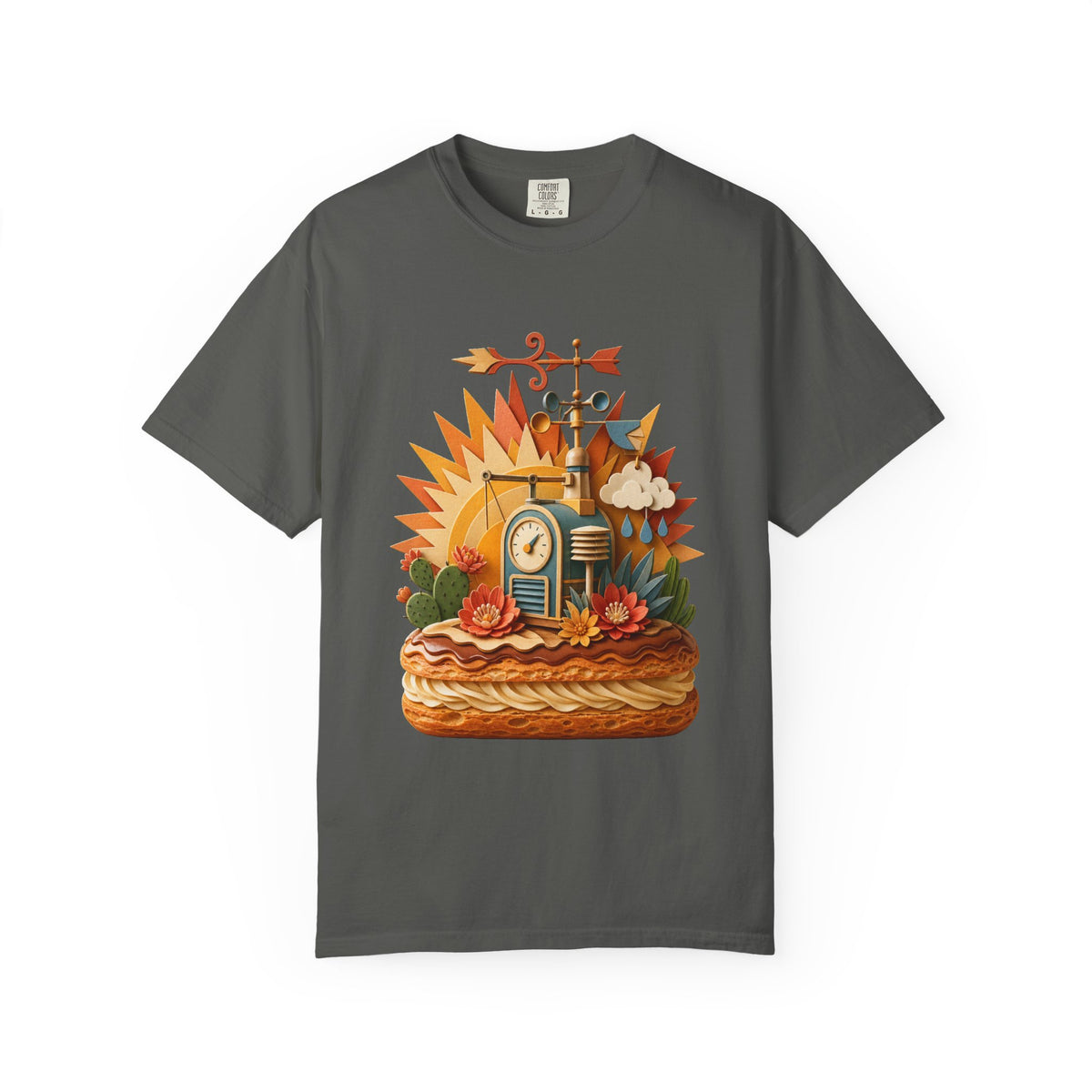 Paper Cut Desert Weather Eclair T-Shirt Graphic