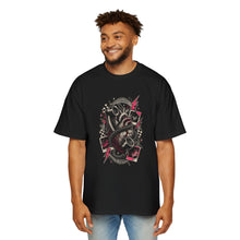 Static Heart Hotline Heavy Oversized Emo Tee