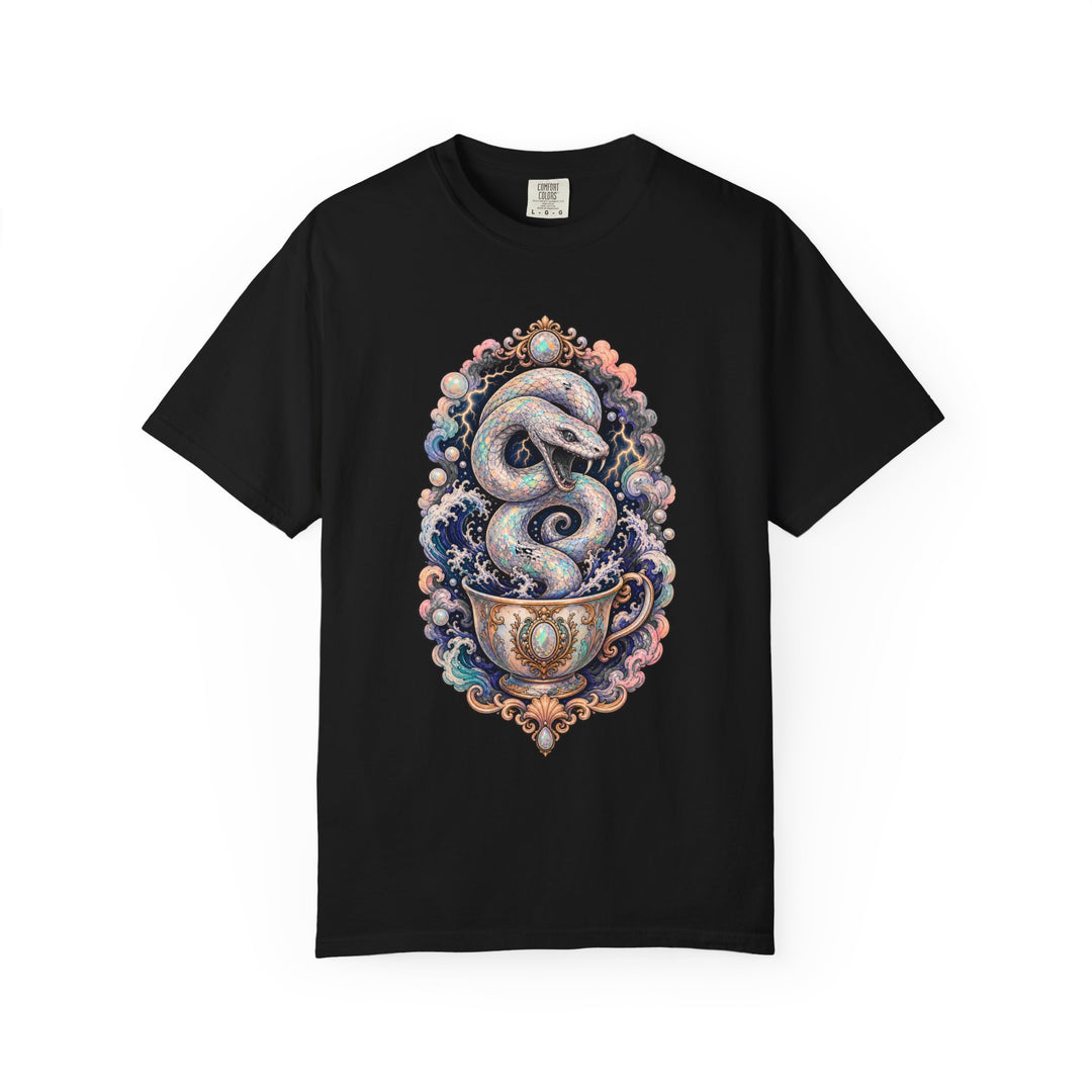 Opal Serpent Teacup Tempest T-Shirt Graphic