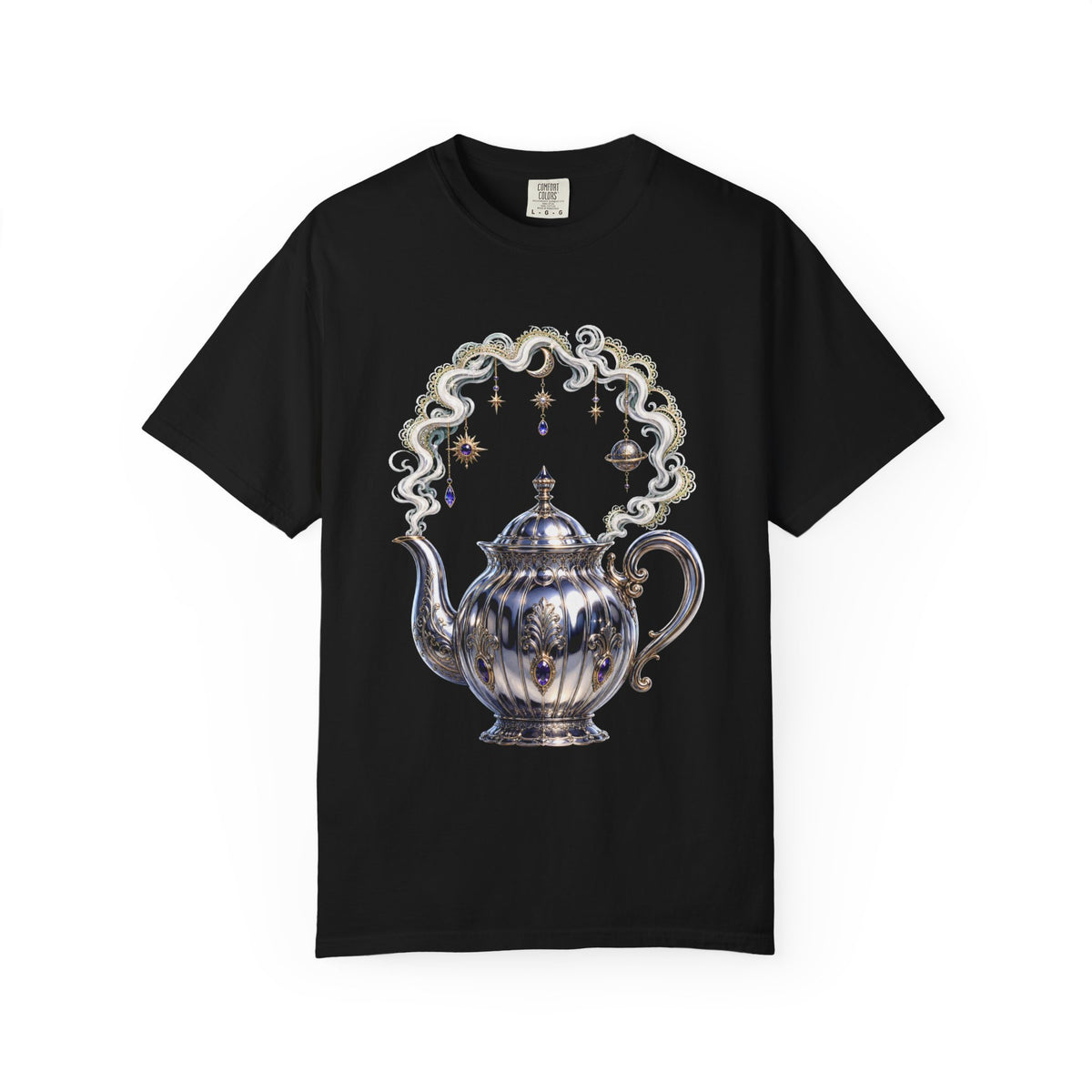 Chrome Lace Oracle Teapot T-Shirt Graphic
