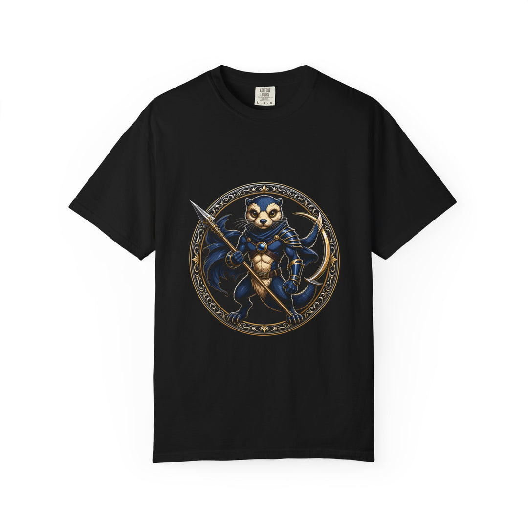 Heroic Otter Warrior Crest T-Shirt Graphic