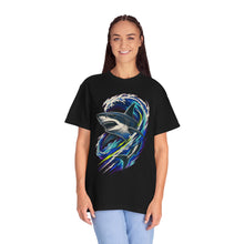 Neon Reef Shark Surf Graphic Tee