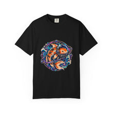 Psychedelic Koi Helmet T-Shirt Graphic