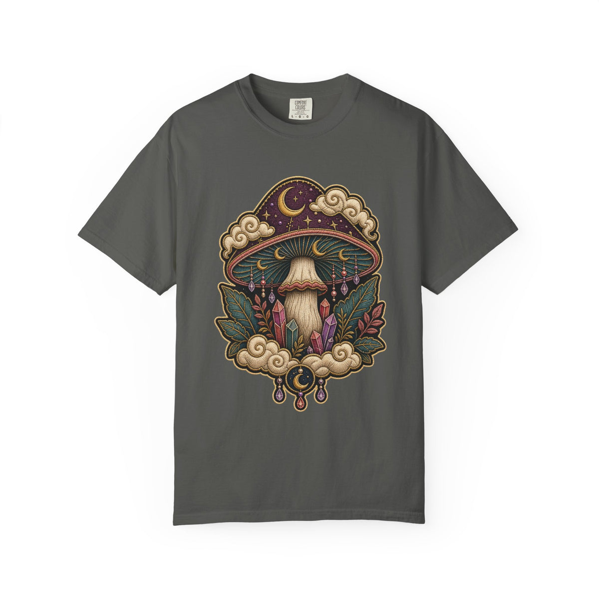 Embroidered Dream Mushroom Graphic Tee